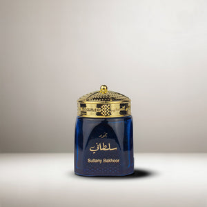 Bukhoor Mabsous Sultani incense blend with musk, lavender, sandalwood, and saffron