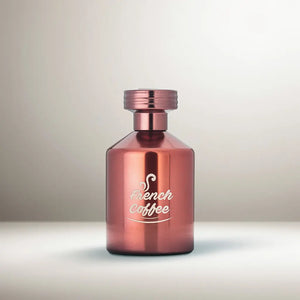 French Coffee perfume with coffee, caramel, milk, vanilla, sugar, cocoa, and cinnamon