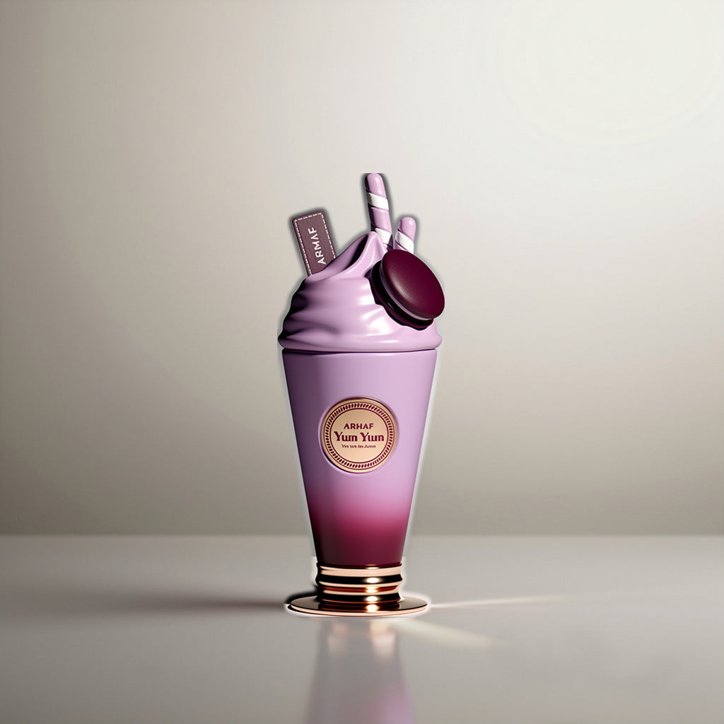 Armaf Yum Yum perfume featuring notes of juicy cherry, citrus, rose, and warm vanilla