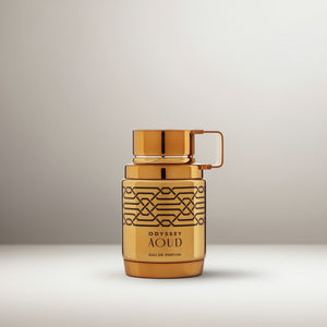 Odyssey Aoud perfume by Armaf featuring notes of saffron, nutmeg, lavender, and rich oud